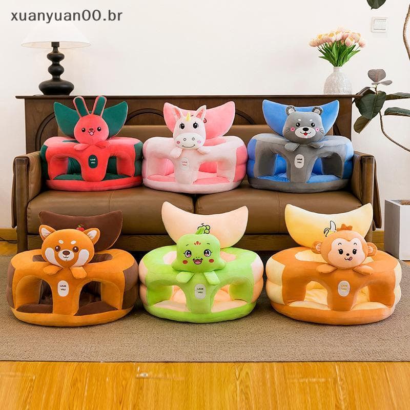XUANY Capa De Sofá Para Cadeira De Alimentação De Bebê , 1 Peça , Animal Fofo , Pelúcia , Infantil , Macio E Confortável
