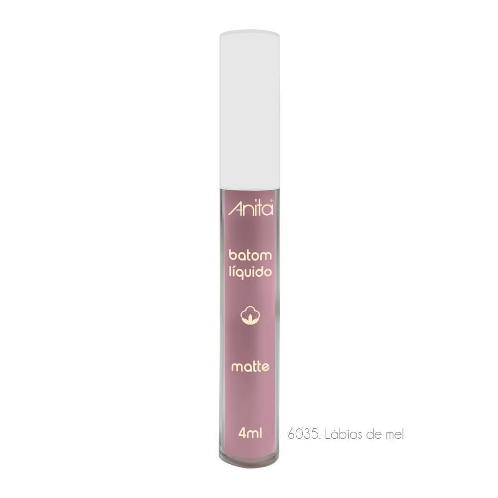 Batom Líquido Matte 6035 Lábios De Mel 4ml Anita