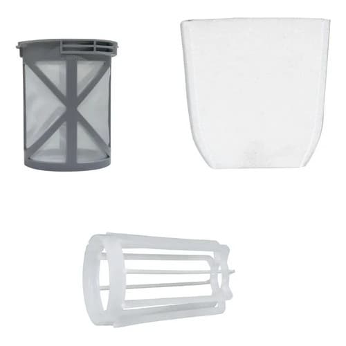 Kit Filtro Aspirador de Pó Makita DCL180 Lavável Reutilizável HEPA Peças Reposição 3 Unidades Tecido