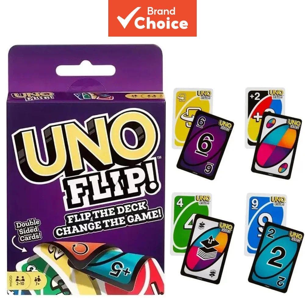 UNO FLIP! é um jogo de cartas divertido e envolvente para toda a família, perfeito para entretenimento e diversão. Ideal