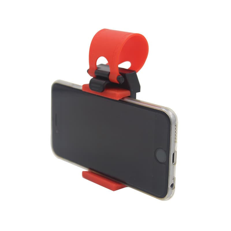 Suporte de Volante para Celular em Silicone Antiderrapante com Navegação Simples, Suporte de Celular para Carro Extensív