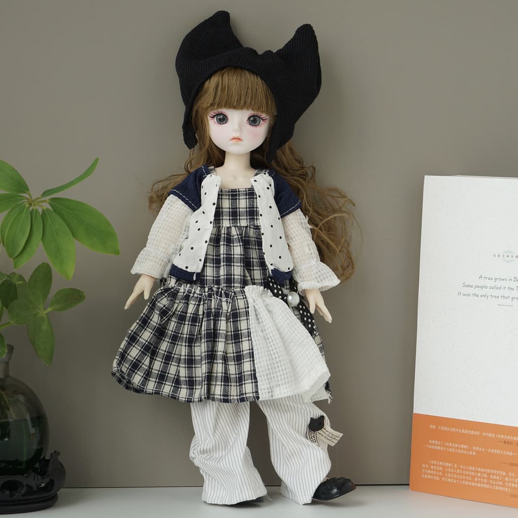 [Estoque pronto] Boneca Lolita Dress Up 6 pontos articulados móveis estilo ins boneca princesa WJG0804