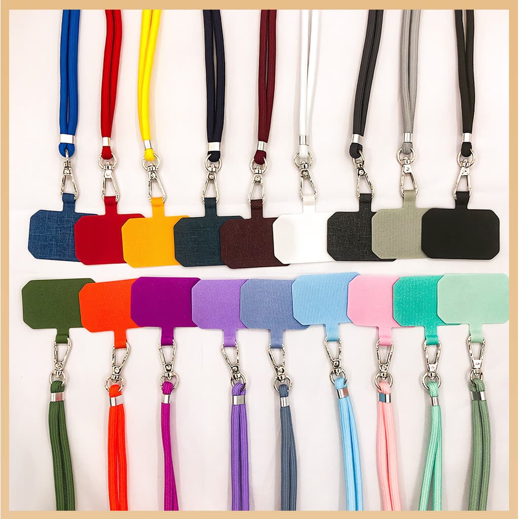 Cordão para Celular Ajustável Universal Alça de Pescoço Anti Queda com Gancho Metálico para iPhone Samsung Xiaomi