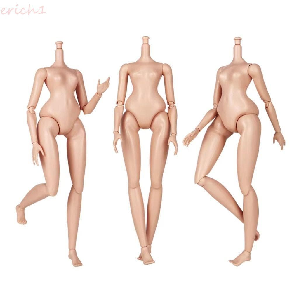 ERICH1 Brinquedos De Boneca Nua , Multi Articulações Branco/Normal/Marrom 1/6 Corpo , Figura Articulado Bonecas Nuas