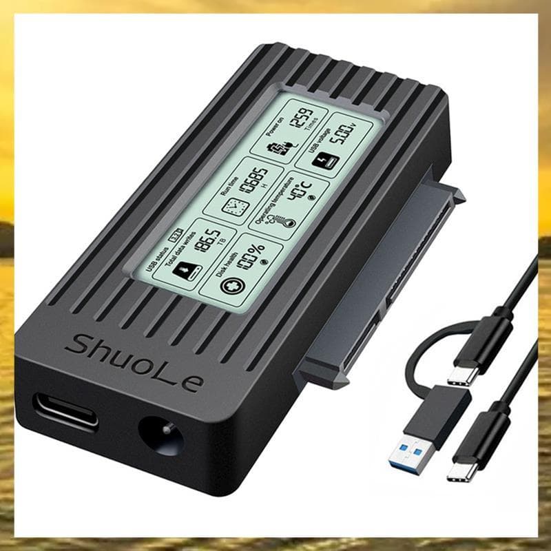 (Vko) Cabo Conversor Adaptador USB C Para SATA USB3.2 Gen1 Externo De Disco Rígido SSD HDD De 2,5/3,5 Polegadas