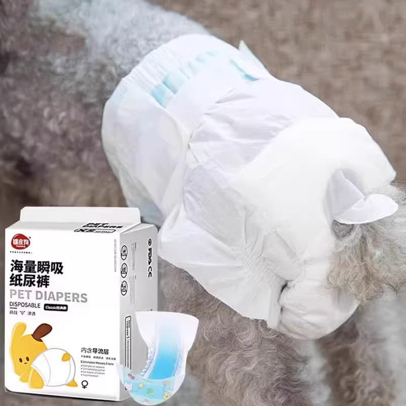 Fraldas para animais de estimação, fraldas descartáveis para cães masculinos, calças fisiológicas para cães, tia, guarda