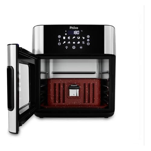 Air Fryer Philco Paf16a 4 Em 1 Painel Digital 16l 127v Preto 127v