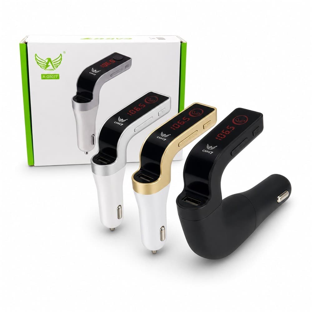 Carregador Transmissor Veicular Altomex CARG7 A-G5077 Bluetooth MP3 PenDrive P2 Tela Digital