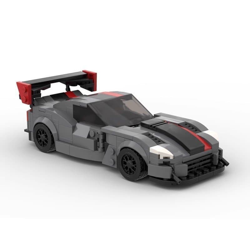 Blocos de montar MOC compatíveis com LEGO 38273, carro de 8 velocidades Dodge Viper ACR, modelo de montagem para meninos