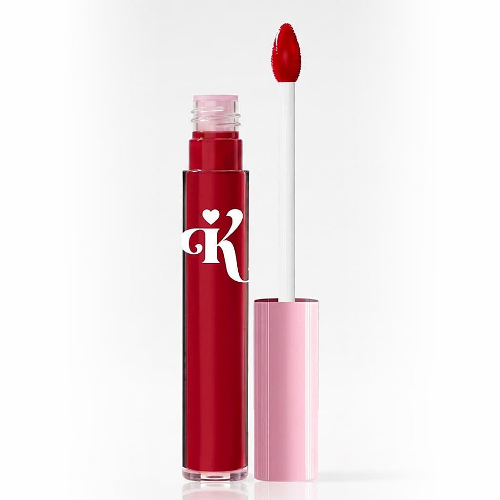 Batom Líquido Matte Aveludado Karen Bachini Cor Fênix 3 8g Textura Suave e Longa Duração