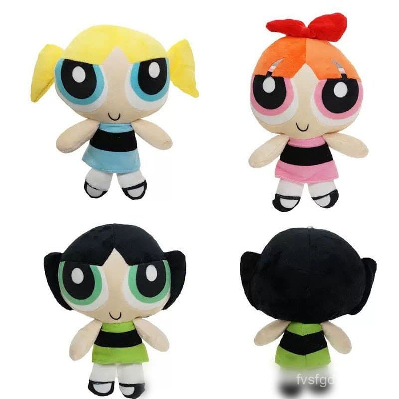 Boneca de super-herói de 18 cm, modelo de personagem de anime, com design de "Buttercup", boneca articulada.