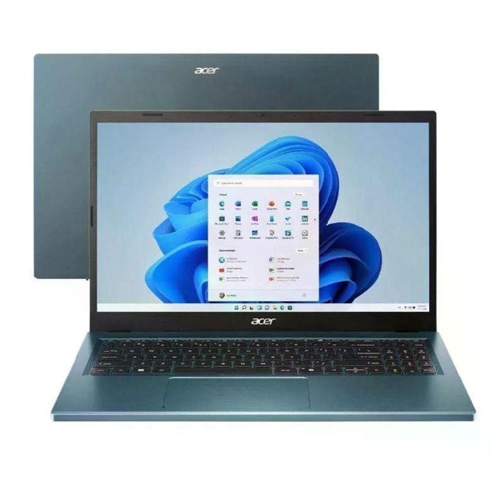Notebook Acer Aspire Go 15 AG15-51P-35JZ Intel Core I3 8GB 256GB SSD 15.3"