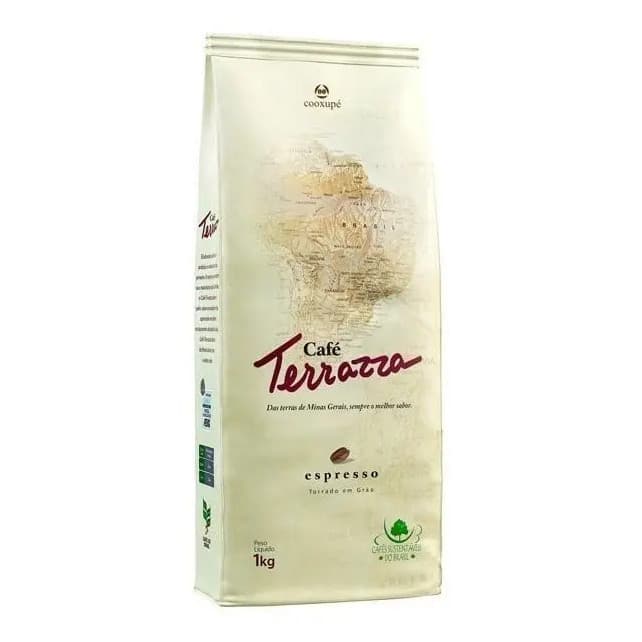 Café em Grãos Selecionados Café Terrazza Espresso Cooxupé 1kg
