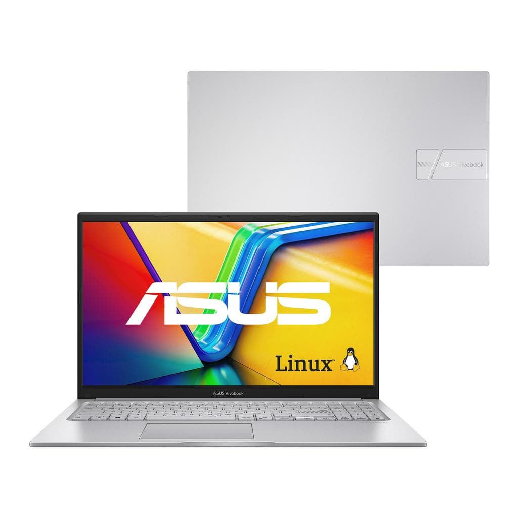 Notebook ASUS Vivobook 15 X1504VA Intel Core i5 1334U 8GB Ram 512GB SSD Linux Tela 15,6" LED  NJ1741