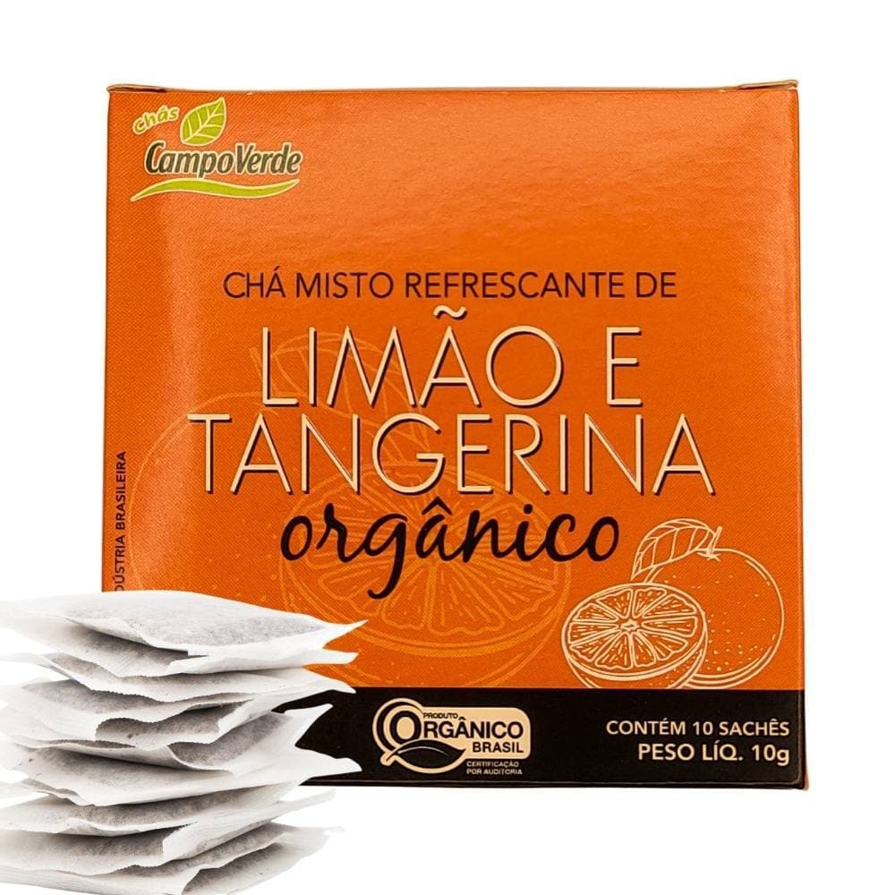Chá Limão com Tangerina Bergamota Orgânico 10 sachês