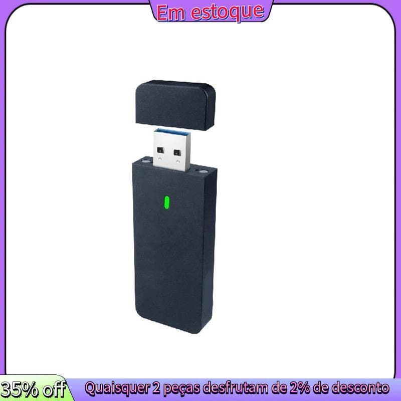 M . 2 NVMe SSD Gabinete USB-A Porta 10Gbps USB3.2 Gen2 Caso Externo Caixa Externa Para M2 2230 2242 Preto