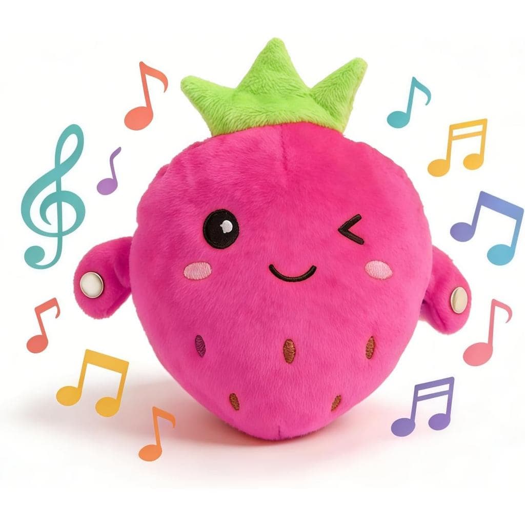 Brinquedo Musical Sensorial para Bebês, Brinquedo de Pelúcia Interativo com Sons, Brinquedo Educativo e de Atividades Se