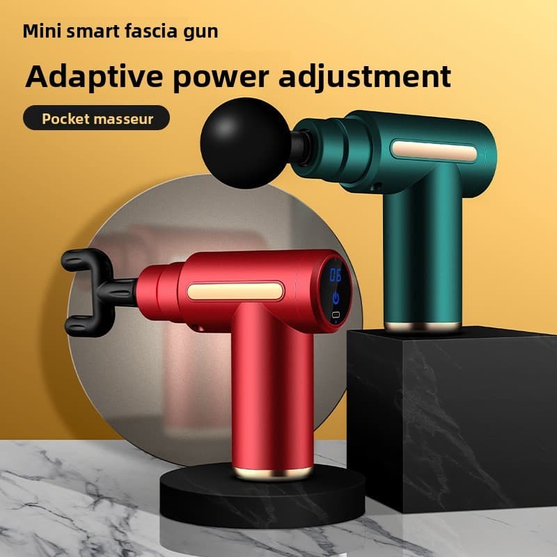 Massageador muscular portátil elétrico Mini Multi-cabeça fáscia arma equipamento de Fitness especial masculino