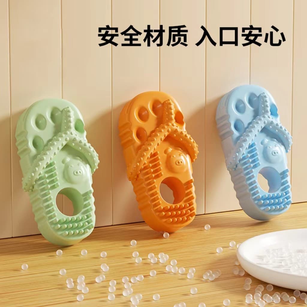 Chinelos de brinquedo para cachorro, resistente à mordida, Molar, médio e grande, filhote de cachorro, Teddy, Corgi, Pom