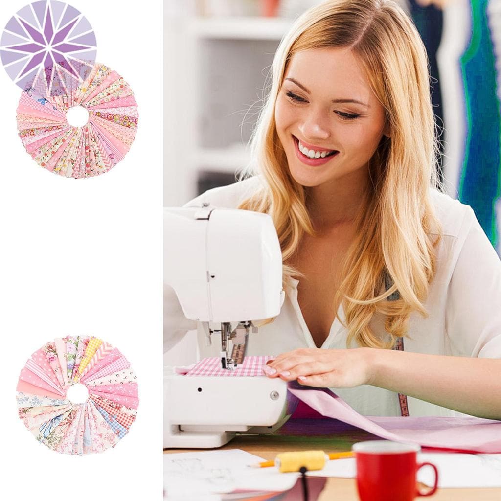 80/168 Pcs Tecido Macio Quadrado DIY Pré-Cortado Com Vários Padrões Para Patchwork Quilting SHOPCYC9126