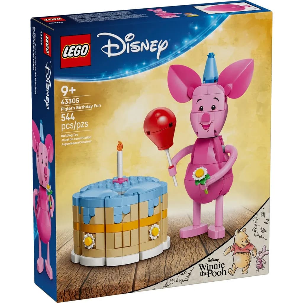 Blocos de Montar LEGO Disney Leitão Festa de Aniversário 43305 544 Peças