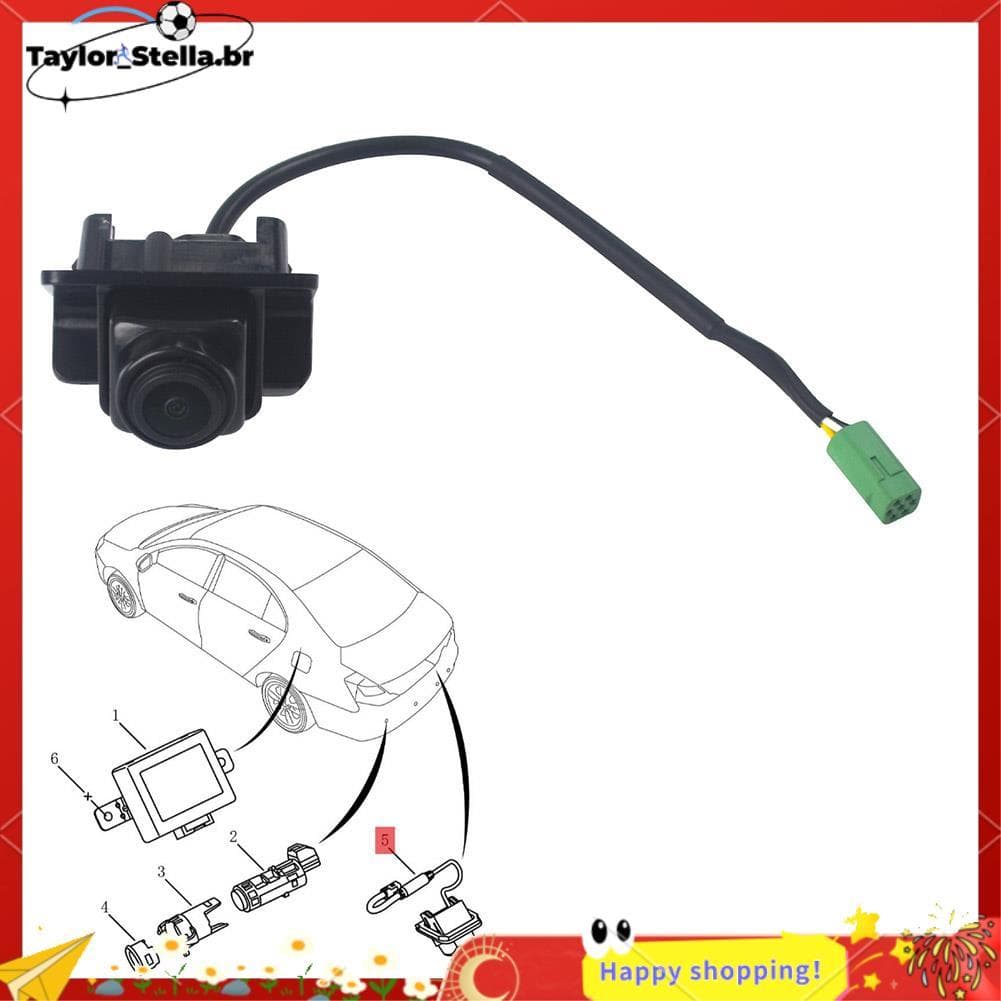 Conjunto De Câmera De Visão Traseira De Backup Para Carro 1017028220 Reversa De Assistência De Estacionamento 7 2014-201