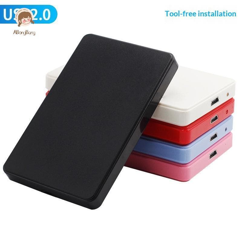 ABongBang Acessório Para Laptop 2.5 Tamanhos USB2.0 SATA Gabinete Externo Disco Rígido HDD SSD Portátil Fácil Instalação