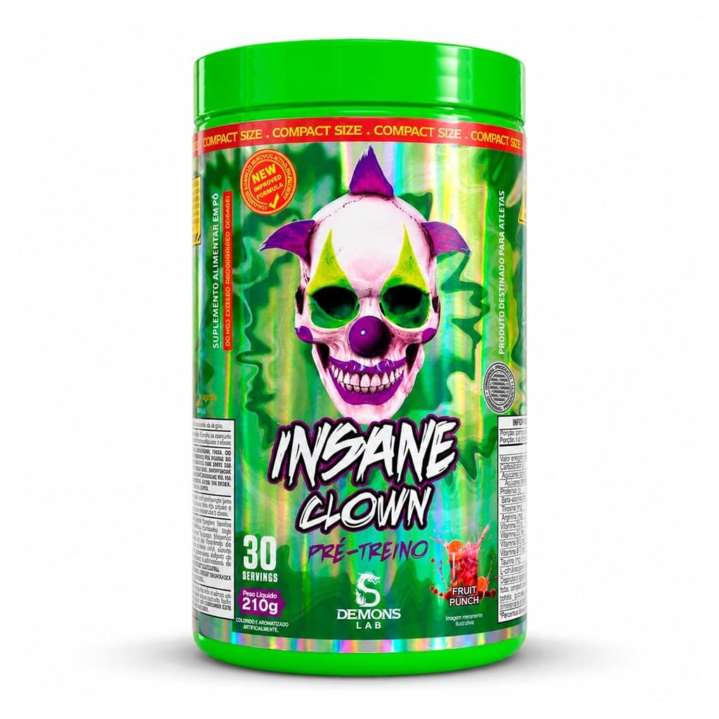 Pré Treino Insane Clown 210g Demons Lab