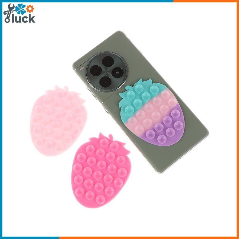 LTBR Ventosa De Morango Telefones Celulares Suer Suporte Montagem Portátil Do Telefone Universal Almofada Fixa Carro Bra