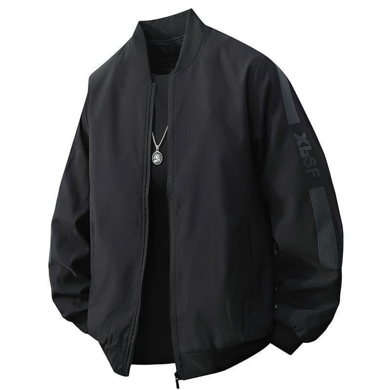 ❤❤ Jaqueta masculina primavera outono jaqueta Casual solta blusão gola de beisebol bonito All-Match exterior Wear camisa