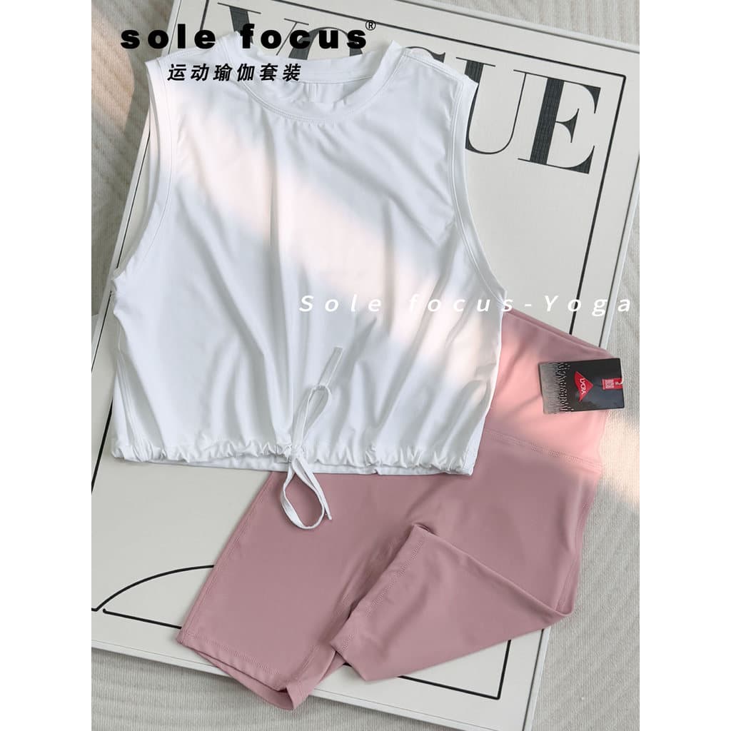Terno de Fitness feminino Pilates bonito roupas de treinamento High-End bonito roupas de Yoga profissional manhã corrend
