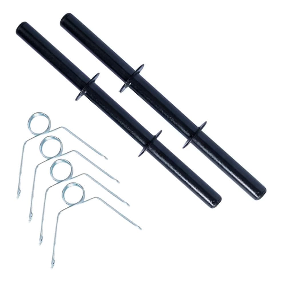 Kit 2 Barras Ocas 40cm com Presilhas Halter Musculação Treino Bíceps Ombro Peito Fitness 2026