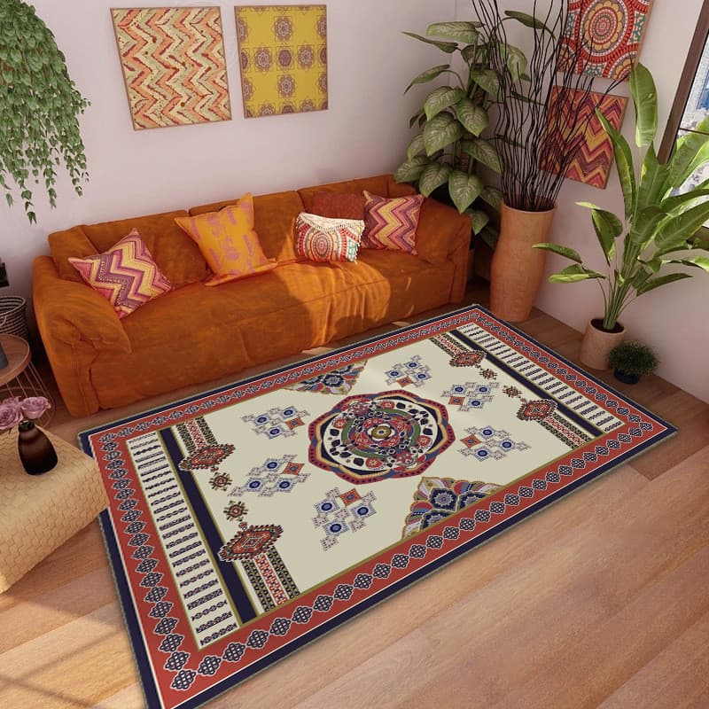 [Novo produto] tapete doméstico exótico persa sala de estar sofá mesa de café corredor antiderrapante tapete engrossado