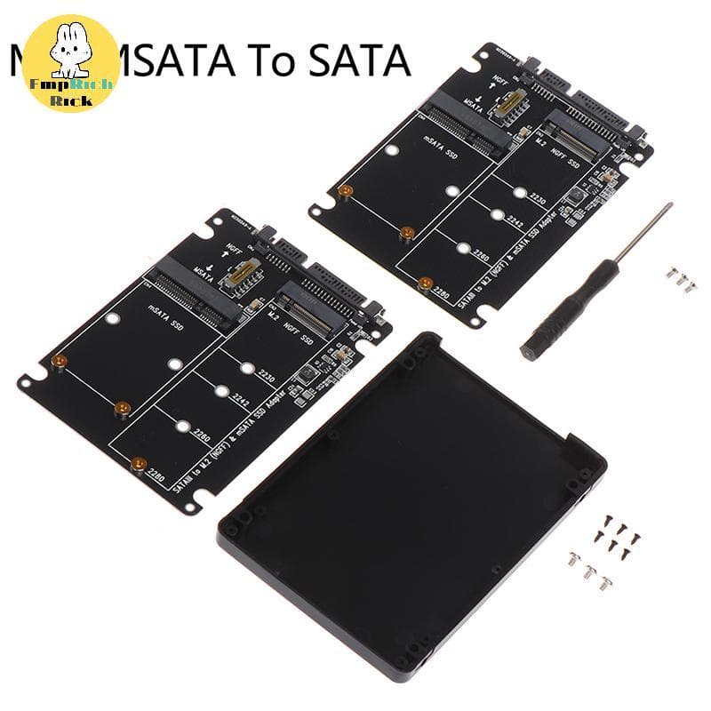 EMRRK > NGFF Para SATA 3 Gabinete HDD Externo MSATA SSD Adaptador M . 2 Placa Adaptadora De Protocolo Novo