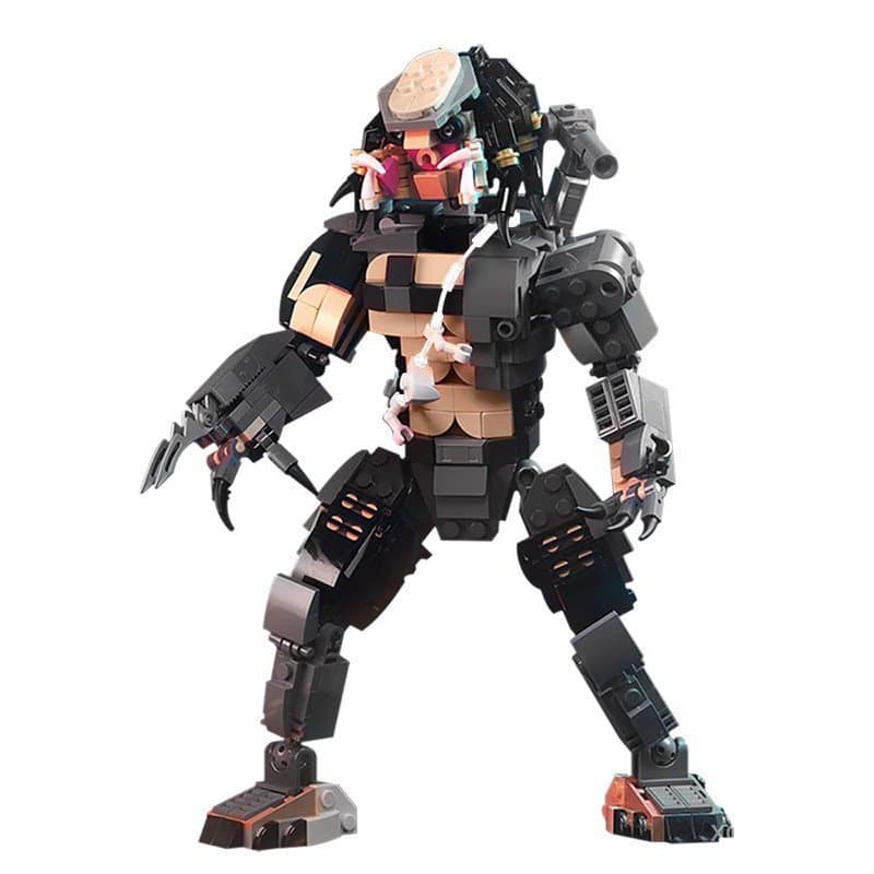 Blocos de montar MOC compatíveis com Lego 40667 Predator, brinquedo de montar para decoração, modelo educativo para cria