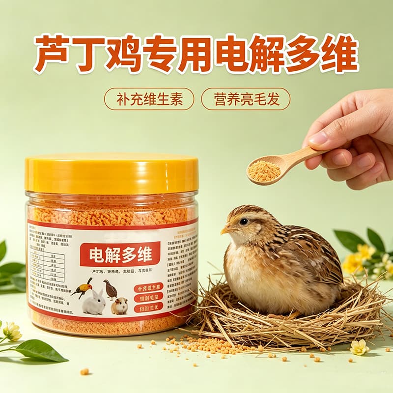 Luding frango dedicado eletrolisado Multi-vitamina suplemento nutricional vitamina cabelo brilhante Pet pintainho pato o