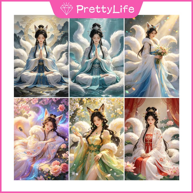 Plfox Beauty 5D DIY Pintura De Diamante/A Óleo Digital Ponto Cruz De Cristal Redondo Completo Mosaico Kit De Bordado Str
