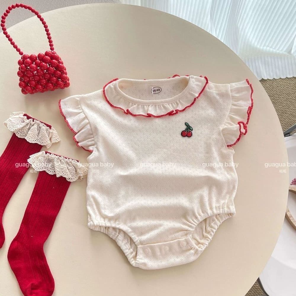 Bebê infantil menina verão novo algodão misturado macacão menina doce macacão bebê verão roupas finas