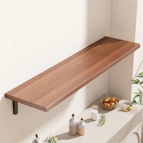 Prateleira de parede de madeira montada na parede placa de armazenamento divisória estante prateleira de cozinha suporte