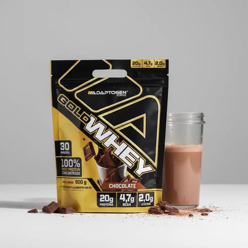 ADAPTOGEN SCIENCE GOLD WHEY PROTEIN CONCENTRADO 900G CHOCOLATE