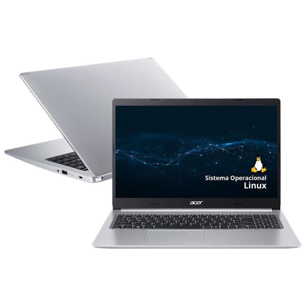 Notebook Acer Aspire 5 A515-45-R478 AMD Ryzen 5-5500U 16GB RAM 512GB SSD 15.6" FHD LED IPS 60Hz Linux Gutta