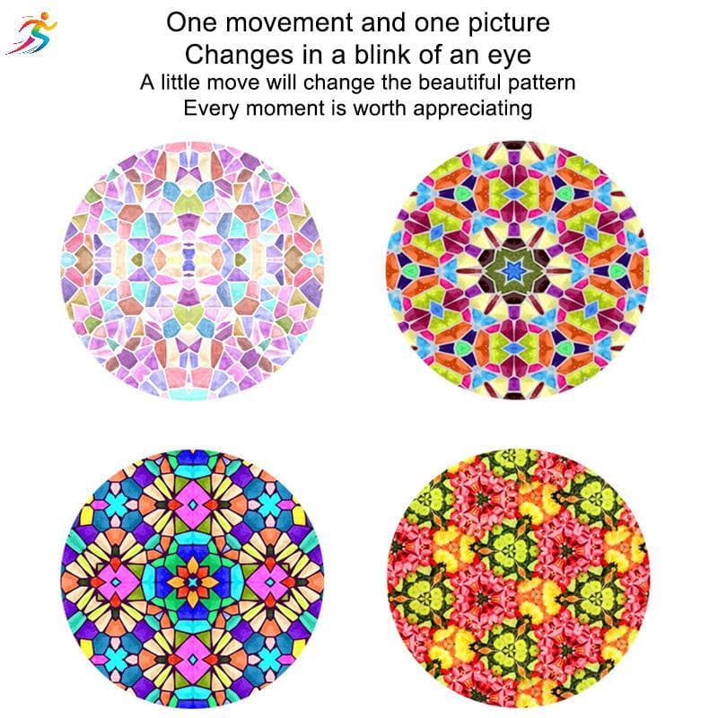AOR Rotação Escalável Caleidoscópio Mágico Brinquedos Engraçado Clássico Fantasia Colorido Mundo Brinquedo Educativo Pre