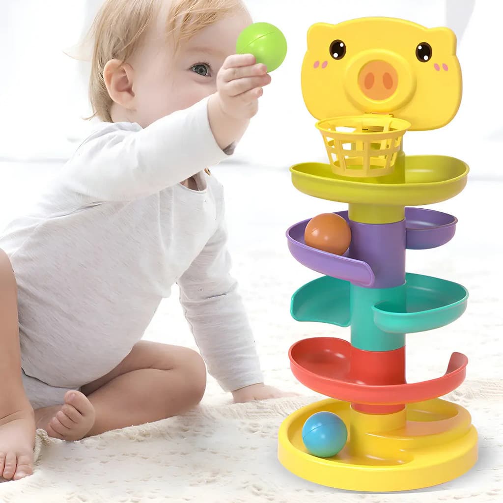 Brinquedos de empilhar para bebês Rxq Rx, quebra-cabeças educativos e brinquedos de encaixe.