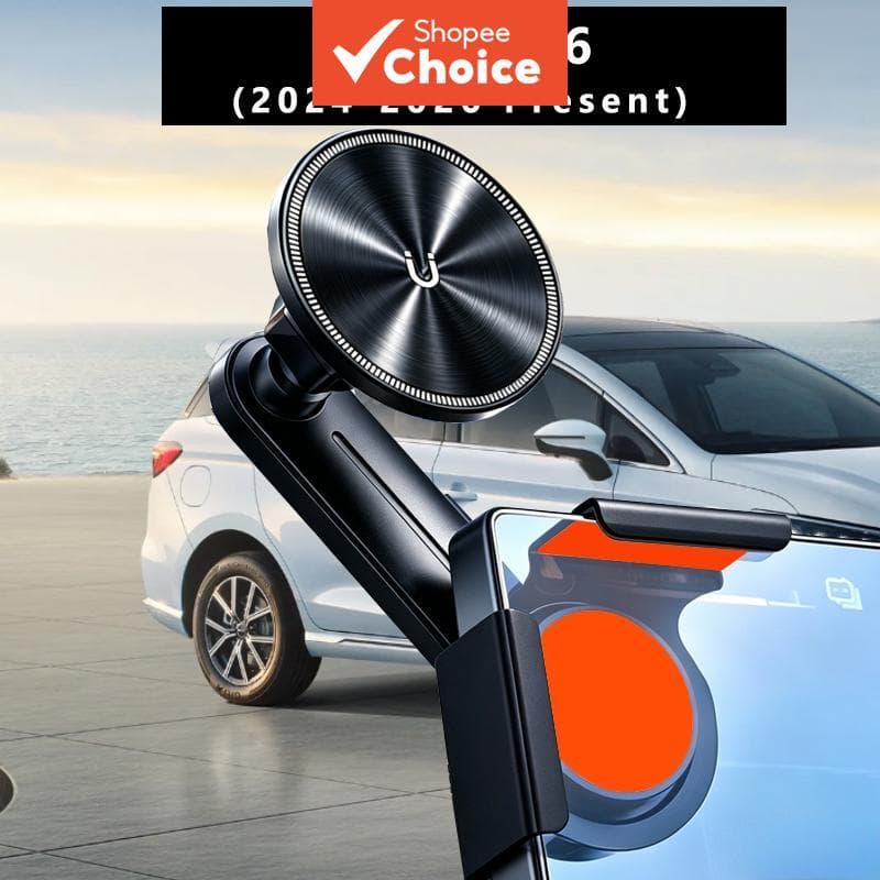 Suporte de celular para carro BYD M6 2024-2026, suporte magnético para navegação, suporte por gravidade