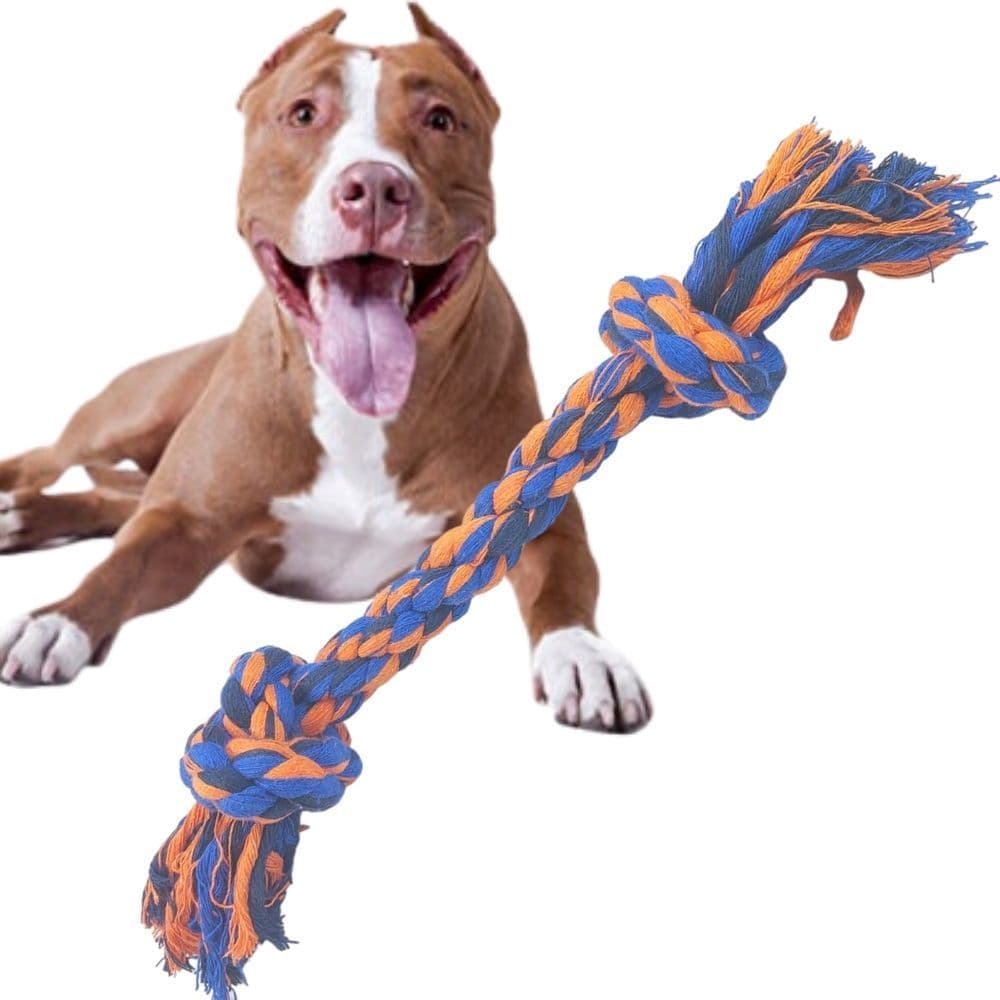 Brinquedo Mordedor Dental Bone Corda Extra Gigante Para Cães