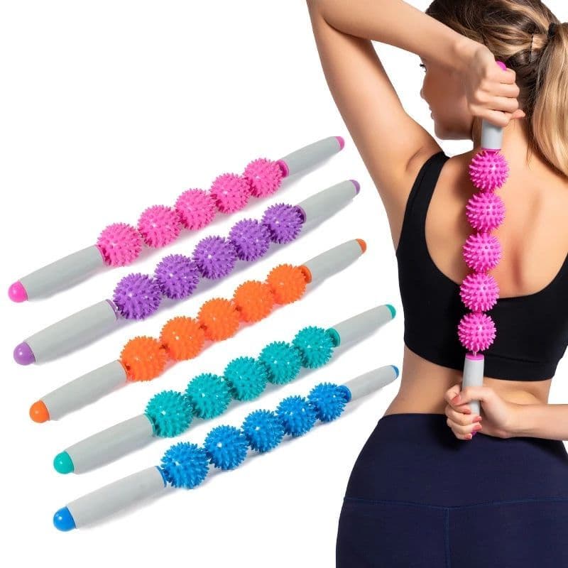 Massageador Bastão Anti Celulite Vara Anti-celulite Gatilho Pé Perna Emagrecimento Massagem Muscular Rolo Para Relaxar