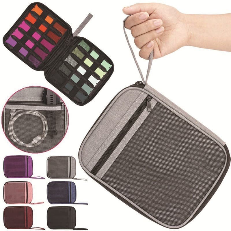 Bolsa de armazenamento para pulseiras de relógio para Apple Watch, caixa de viagem, smartwatch, organizador de relógios.
