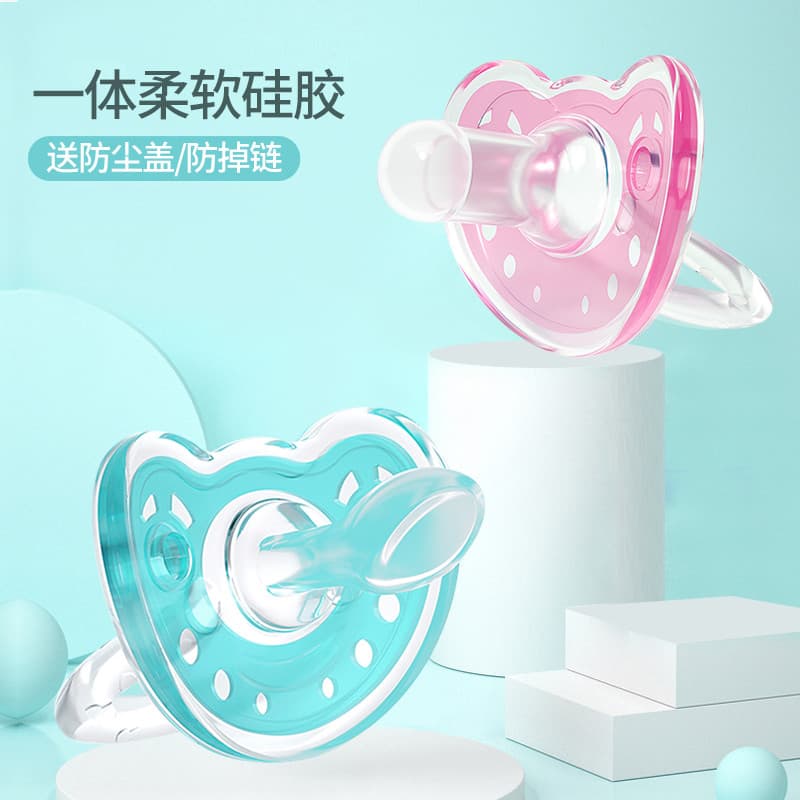 Chupeta de bebê tipo dormir, Super macia, imitação de leite materno, chupeta de Silicone, chupeta falsa, bastão Molar