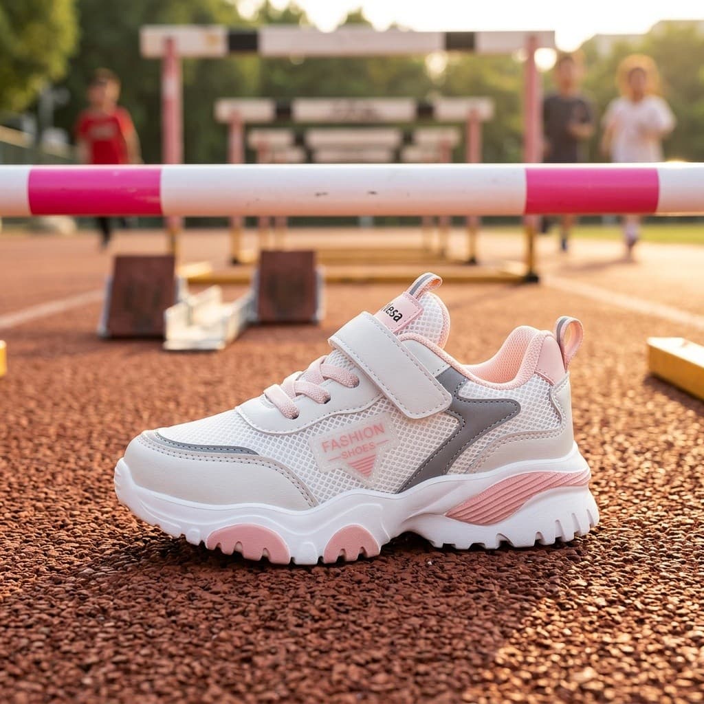 Calçados Esportivos Respiráveis E Confortáveis Para Crianças , Tênis De Corrida Da Moda Meninos Meninas , Sola Macia Aco