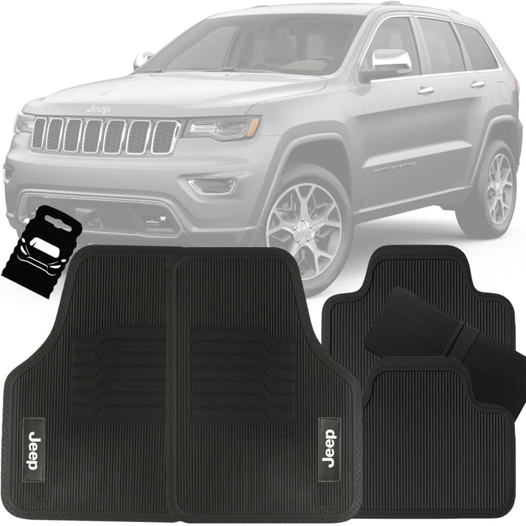 Tapete Automotivo Universal Borracha Cherokee 2010 2011 2012 2013 2014 2015 2016 2017 2018 2019 2020 2021 2022 2023